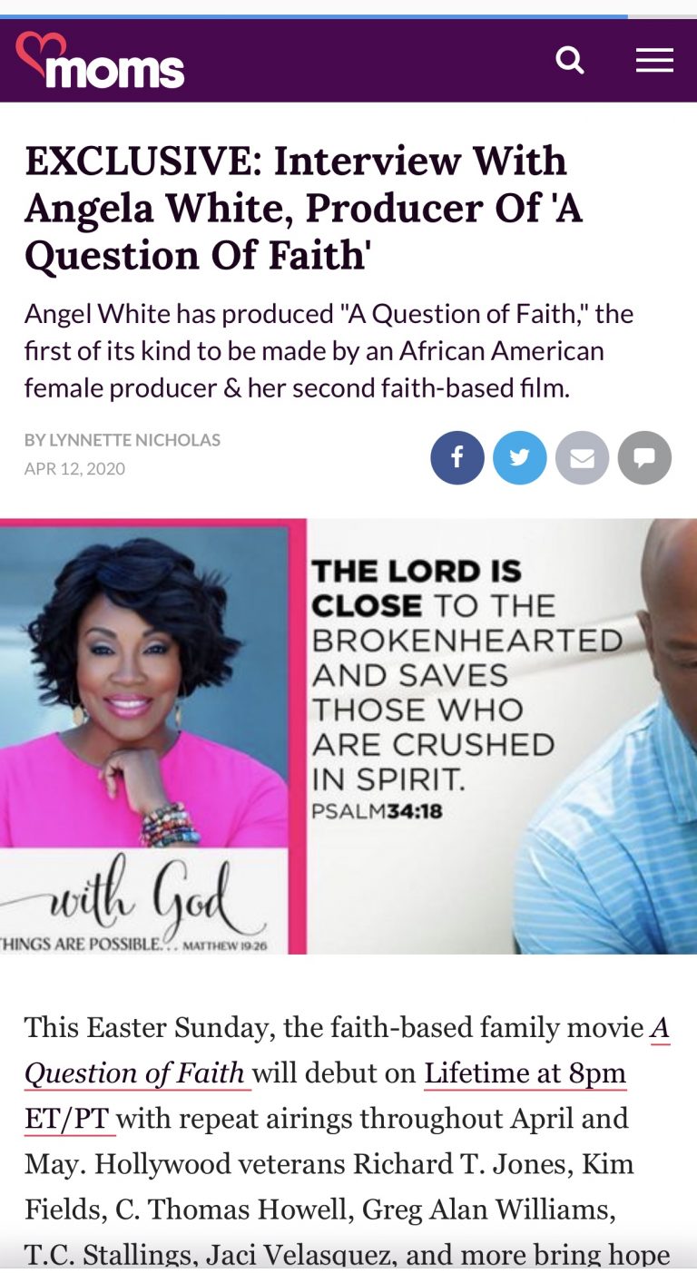 Angela White Films Et Programmes Tv EXCLUSIVE: Interview With Angela White, Producer Of 'A Question Of